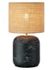 Marksljöd Lampa stołowa "Montagna" w kolorze czarno-jasnobrązowym - wys. 32 x Ø 18 cm