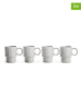 Sagaform 4er-Set: Espressotassen in Weiß - 100 ml