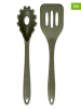 Sagaform 2-częściowy zestaw przyborów kuchennych "Daniel" w kolorze zielonym