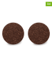 Sagaform Podstawki (2 szt.) "Dante" w kolorze brązowym - Ø 20 cm