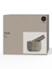 Sagaform Mörser ''Sten'' in Beige - (H)6,5 x Ø 11 cm