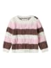 name it Pullover in Creme/ Rosa/ Braun