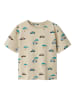 name it Shirt "Jivan" in Beige/ Türkis