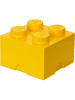 LEGO Pojemnik "Brick 4" w kolorze żółtym - 25 x 18 x 25 cm