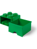 LEGO Schubladenbox "Brick 4" in Grün - (B)25 x (H)18 x (T)25 cm