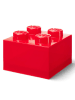 LEGO Opbergbox "Brick 4" rood - (B)25 x (H)18 x (D)25 cm