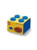 LEGO Schubladenbox "Brick 4" in Dunkelblau - (B)15,8 x (H)10 x (T)15,8 cm