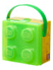 LEGO Lunchbox "Brick 4" groen - (B)16,5 x (H)11,6 x (D)17,3 cm