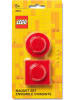 LEGO Magnesy (2 szt.) "Iconic" w kolorze czerownym