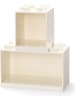 LEGO Regal "Brick" in Weiß - (B)21,5 x (H)32 x (T)16 cm