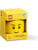 LEGO Aufbewahrungsbox "Boy" in Gelb - (H)11,5 x Ø 10,2 cm