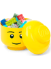 LEGO Opbergbox "Boy" geel - (H)11,5 x Ø 10,2 cm