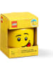 LEGO Opbergbox "Silly" geel - (H)11,5 x Ø 10,2 cm