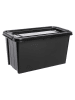 Plast Team Opbergbox zwart - (B)39,5 x (H)39 x (D)72,5 cm