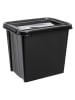 Plast Team Aufbewahrungsbox in Schwarz - (B)39 x (H)43,5 x (T)51 cm