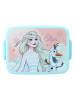 Disney Frozen Śniadaniówka "Frozen II Let's Eat!" w kolorze różowo-błękitnym - 16 x 13 x 5 cm