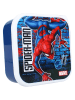 Spiderman 3er-Set Lunchboxen "Spiderman Let's Eat!" in Blau/ Rot