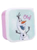 Disney Frozen 3er-Set Lunchboxen "Frozen II Let's Eat!" in Rosa/ Pik/ Hellblau 