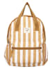 Kidzroom Plecak "Kidzroom Stripe Frenzy" w kolorze jasnobrązowo-kremowym - 27 x 36 x 12 cm