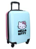 Hello Kitty Hardcase-Trolley "Hello Kitty Voyage Vibes" in Hellblau/ Rosa - (L)33 x (H)46 x (T)21 cm