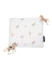Lullalove Poduszka muślinowa "Horses" w kolorze białym