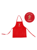 Lullalove Fartuch kuchenny w kolorze czerwonym