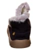 El Naturalista Leren winterboots donkerblauw