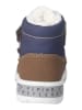 PEPINO Winterboots "Flo" donkerblauw/bruin