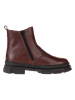 lamino Leren chelseaboots rood