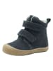 lamino Leren boots donkerblauw