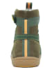 lamino Leder-Barfuß-Boots in Khaki