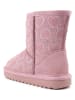 lamino Botki zimowe w kolorze jasnoróżowym
