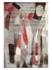 deco Rugs & Carpet Kurzflor-Teppich "Milano" in Rot/ Grau