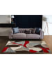 deco Rugs & Carpet Laagpolig tapijt "Milano" rood/grijs/crème