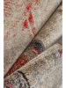 deco Rugs & Carpet Kurzflor-Teppich "Milano" in Rot/ Grau
