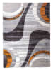deco Rugs & Carpet Kurzflor-Teppich "Decora" in Grau/ Orange