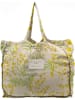 Madre Selva Shopper "Mimosa" in Beige/ Gelb - (B)42 x (H)36 x (T)7 cm