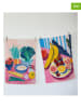 Madre Selva 2-delige set: theedoeken "Kitchen" meerkleurig - (L)70 x (B)50 cm