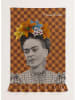 Madre Selva Theedoek "Frida" lichtbruin - (L)75 x (B)50 cm