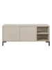 Madre Selva TV-Kommode "Mirko" in Taupe - (B)113 x (H)47 x (T)40 cm