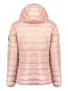 Canadian Peak Doorgestikte jas "Colombiana Hood" lichtroze