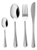 Vialli Design 24tlg. Besteck-Set in Silber