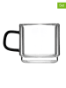 Vialli Design 2er-Set: Becher in Schwarz - 80 ml