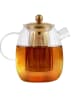 Vialli Design Teekanne "Tulip" in Transparent/ Gold - 1 l
