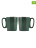 Vialli Design Kubki (2 szt.) w kolorze zielonym - 80 ml