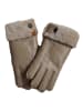 Kaiser Naturfellprodukte Lammfell-Handschuhe "Lady" in Beige