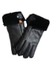 Kaiser Naturfellprodukte Lammfell-Handschuhe "Lady" in Schwarz