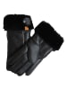 Kaiser Naturfellprodukte Lammfell-Handschuhe "Lady" in Schwarz