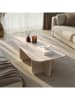 Evila Salontafel "Akira" beige - (B)120 x (H)41 x (D)60 cm