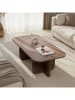 Evila Salontafel "Akira" bruin - (B)120 x (H)41 x (D)60 cm